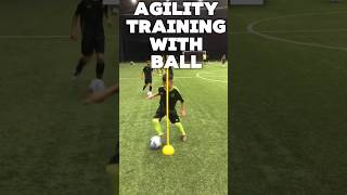 Agility training with ball shorts youtubevideo ytshort agility agilitytraining football [upl. by Pammie449]