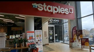 Staples محل راقي لمستلزمات المكتب والإلكترونيات [upl. by Sergo]