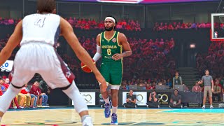 NBA 2K24 Ultra Modded Olympics  USA vs AUSTRALIA Exhibition Full Game Highlights [upl. by Rema]