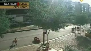 CCTV captures Iranian embassy explosion in Lebanon [upl. by Savadove]