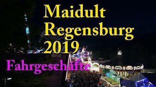 Regensburger Maidult 2019 Fahrgeschäfte amp Impressionen [upl. by Saltsman]