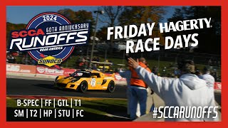 2024 SCCA National Championship Runoffs Presented by Sunoco  Hagerty Race Days  Friday [upl. by Aires]