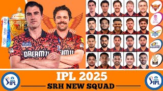 IPL 2025 Sunrisers Hyderabad New Squad  Hyderabad Team Squad 2025  SRH 2025 Squad  SRH Team 2025 [upl. by Metabel]