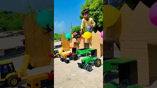 tractor malik ko gussa aaya tractor balloon bridge crossing minitractor automobile ytshorts [upl. by Sean393]