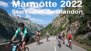 La Marmotte Granfondo Alpes 2022 Start to Col du Glandon [upl. by Okwu]