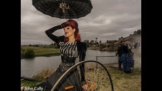 Steampunks at the Goulburn Steampunk Victoriana Fair Oct 2017 [upl. by Yttig915]