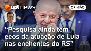 Avaliação de Lula Reação à crise no RS viagens e ataques ao BC impulsionaram resultado diz Tales [upl. by Adnalram]