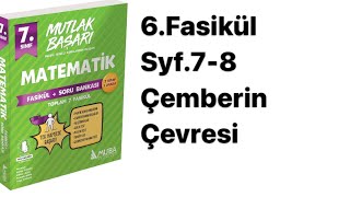 7SINIF MUBA 6FASİKÜL S78 ÇEMBERİN ÇEVRESİ [upl. by Siramay]