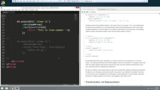 Learning D3 Part 2  Simple Data Binding [upl. by Michaud]