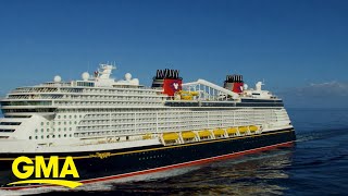 Disney CEO Bob Iger unveils new cruise ship [upl. by Eyot515]