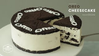 노오븐😋 오레오 치즈케이크 만들기  NoBake Oreo Cheesecake Recipe  オレオレアチーズケーキ  Cooking tree [upl. by Larrabee]