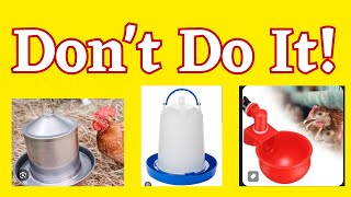 The Best DIY Chicken WatererStays CLEAN [upl. by Laekim]