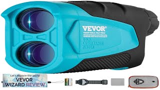 VEVOR Golf Rangefinder 1300 Yards Laser Golfing Hunting Range Finder 6X Magnification Review [upl. by Roshan125]