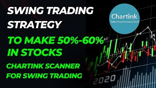 Swing Trading Chartink Screener and Strategy to make 50 in Stocks  Part 2 [upl. by Elwina]