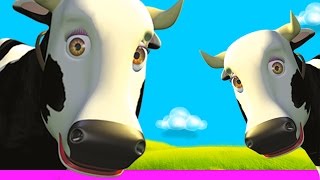 Cows Songs Mix  Kids Songs amp Nursery Rhymes [upl. by Aihsel237]