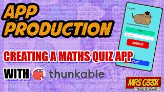 Thunkable  Creating a maths quiz app [upl. by Conlee]