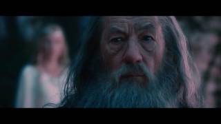 Gandalf Galadriel Elrond and Saruman have a discussion in Rivendell 1080 HDENG SUB [upl. by Asilana]