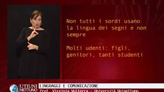 Lezione n 1 quotLe lingue dei segniquot di V Volterra [upl. by Ioves]