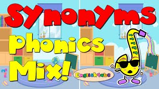 Synonyms  Phonics Mix  English4abc [upl. by Sheline]