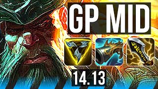 GANGPLANK vs SYNDRA MID  54k DMG 6 solo kills 1700 games  EUW Challenger  1413 [upl. by Arremat]