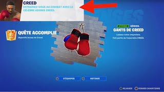 COMMENT ACCOMPLIR LES QUÊTES DE CREED SUR FORTNITE [upl. by Ikeda]