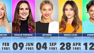 Famous Celebrities Born in 1981 [upl. by Corel]