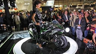 Kawasaki Ninja H2 Route 2015  Plus de 200 Chevaux suralimentés [upl. by Ayekin100]