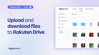 Upload and download files to Rakuten Drive  Rakuten Drive Guide [upl. by Trenna638]