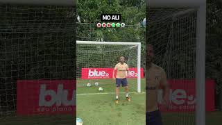 Backward header crossbar challenge vs Lucas Moura amp Antonio 🔥 [upl. by Elleunamme]