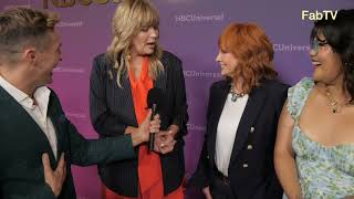 Belissa Escobedo Reba McEntire and Melissa Peterman at the 2024 NBCUniversal Summer Press Tour [upl. by Talbert497]