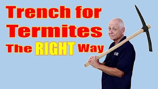 How to Trench for Subterranean Termites the RIGHT Way Everything you need to know How and why [upl. by Foscalina257]