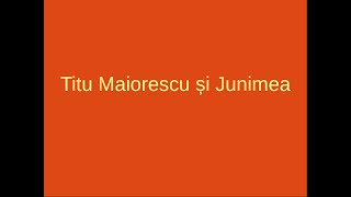 Titu Maiorescu și Junimea [upl. by Llertak101]