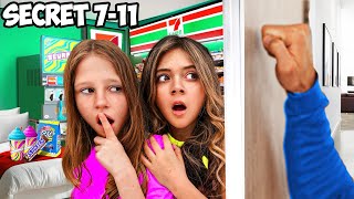 We Built A SECRET 711 and HID IT From OUR DAD  Ft Nastya [upl. by Chasse476]