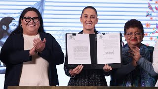 Nuevo decreto garantiza más derechos a las mujeres Conferencia presidenta Sheinbaum [upl. by Gotthard]