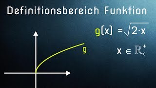 Maximalen Definitionsbereich einer Funktion bestimmen [upl. by Mot]