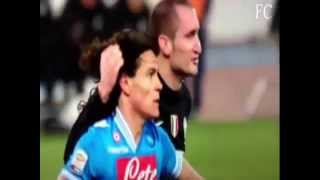 Cavani vs Chiellini and finally fair play [upl. by Gnilhsa570]