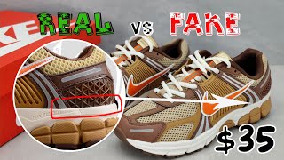 NIKE VOMERO 5 Wheat Grass REAL vs FAKE [upl. by Esenwahs]