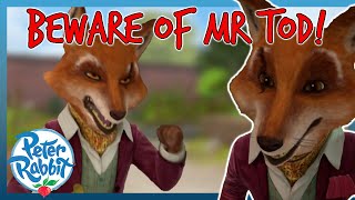 OfficialPeterRabbit  😱🦊 BEWARE of Mr Tod 🦊😱  COMPILATION  Cartoons for Kids [upl. by Suirad]