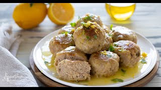 POLPETTE DI POLLO AL LIMONE in Padella [upl. by Chilton]