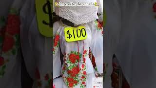 🏡 BLUSAS BORDADAS A MUY BUEN PRECIO 🏡lacasitadelrancho blusas zocalo fyp viral [upl. by Guthrie502]