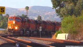 Massive BNSF Power Move 27 Locomotives [upl. by Ordnas]