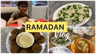 Ramadan Vlog  Falafel  Mutabal  Rice Pathiri  Arabic Iftar Recipes [upl. by Sibylla]