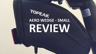 Topeak Aero Wedge  Small  Review [upl. by Lynnette]