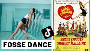 FOSSE DANCE TIKTOK  Sweet Charity side by side with the movie [upl. by Holsworth349]