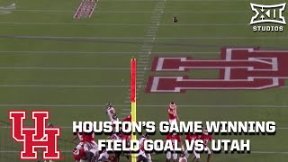 Houston GameWinning Field Goal vs Utah [upl. by Edny]