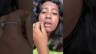 Lip plumping with chilli 🌶️ youtubeshorts makeup lipplumper lipplumping [upl. by Onailime]