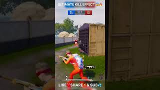 ULTIMATE KILL EFFECT 😱🔥 shorts pubgmobile [upl. by Yor]