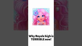 Why Royale High is TERRIBLE NOW fyp shorts dresstoimpress royalehigh robloxdrama roblox [upl. by Gibbeon]