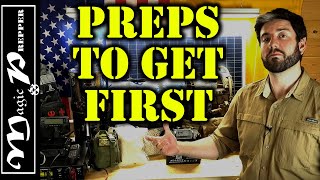 Priority Of Prepping List For Beginners  Preps To Get First [upl. by Surtemed611]