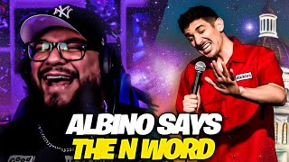 First Time Watching Andrew Schulz  Albino Says The NWord Reaction [upl. by Yrrot998]